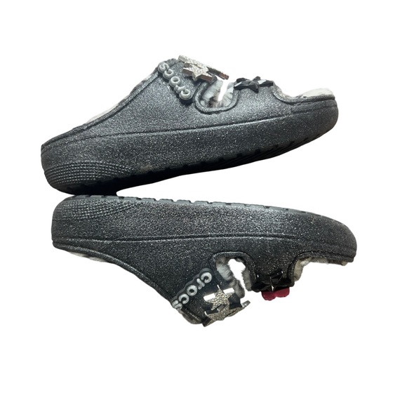 Crocs Cozzzy Disco Glitter Sandals Size 6 - Picture 7 of 7